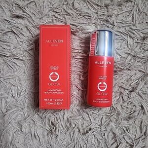 ALLEVEN Body Makeup Glow Luminizing Body Enhancer 100 mL / 2.3 oz Sand New NIB